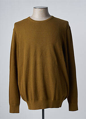 Pull col rond manches longues vert STATE OF ART homme