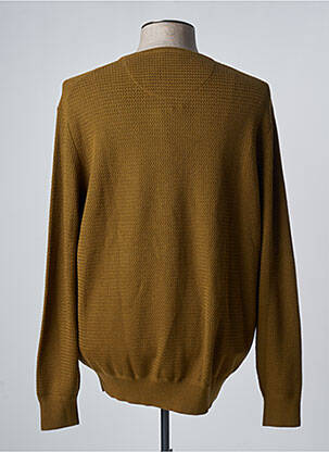 Pull col rond manches longues vert STATE OF ART homme