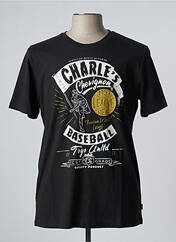 T-shirt noir CHEVIGNON pour homme seconde vue