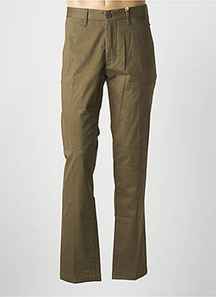Pantalon chino stretch taille normale vert STATE OF ART homme