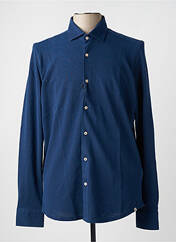 Chemise manches longues bleu DSTREZZED pour homme seconde vue