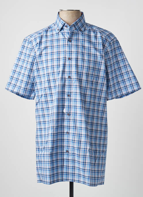 Chemise manches courtes bleu OLYMP pour homme