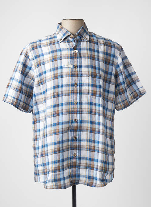 Chemise manches courtes bleu OLYMP pour homme