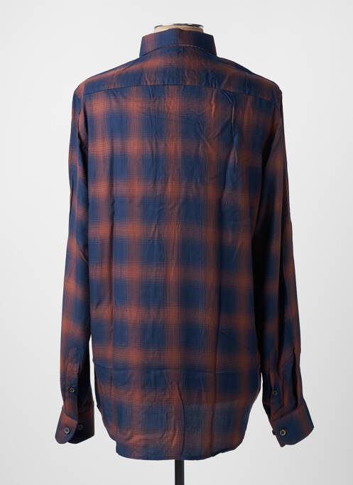 Chemise manches longues bleu DARIO BELTRAN pour homme