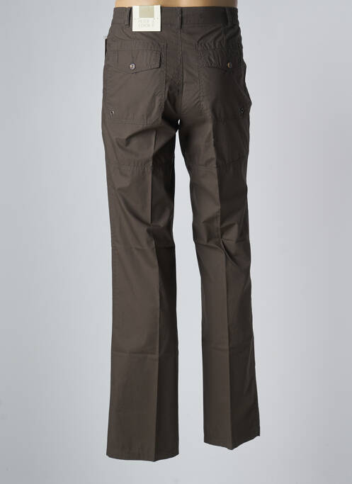 Pantalon droit marron PETER COFOX pour homme