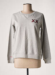 Sweat-shirt stretch manches longues gris MEXX femme