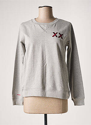 Sweat-shirt stretch manches longues gris MEXX femme