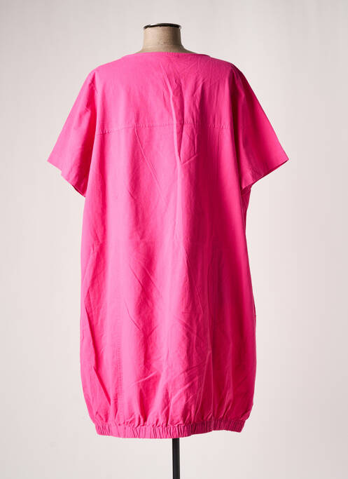 Robe mi-longue rose ZHENZI pour femme