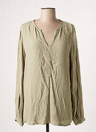 Blouse manches longues manches longues vert ESPRIT femme