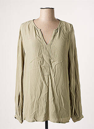 Blouse manches longues manches longues vert ESPRIT femme