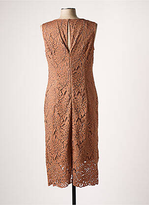 Robe mi-longue sans manche sans manche marron ESPRIT femme