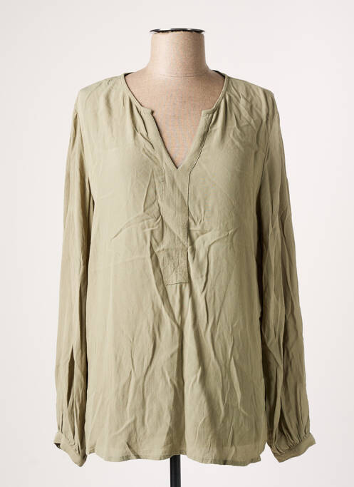 Blouse manches longues manches longues vert ESPRIT femme