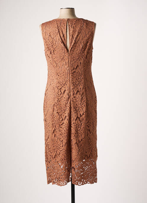 Robe mi-longue marron ESPRIT pour femme