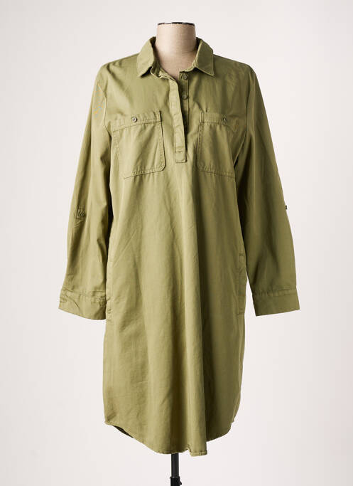 Robe mi-longue vert ESPRIT pour femme