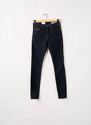Jeans skinny tissage brut bleu EDC femme
