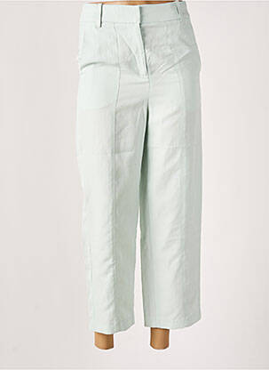 Pantalon droit tissage popeline bleu ESPRIT femme