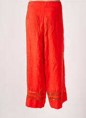 Pantalon large rouge MALOKA pour femme seconde vue