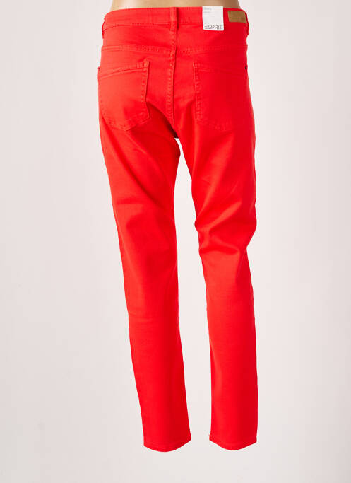 Pantalon slim rouge ESPRIT pour femme