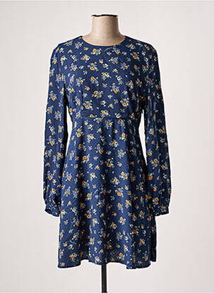 Robe courte manches longues manches longues bleu PEPE JEANS femme