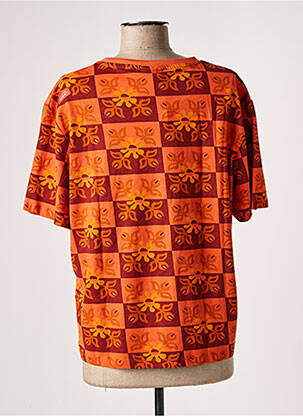 T-shirt sérigraphie manches courtes orange OXBOW femme