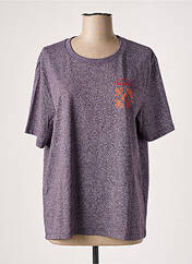 T-shirt violet OXBOW pour femme seconde vue
