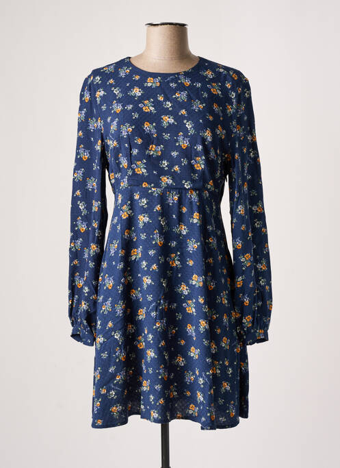 Robe courte manches longues manches longues bleu PEPE JEANS femme
