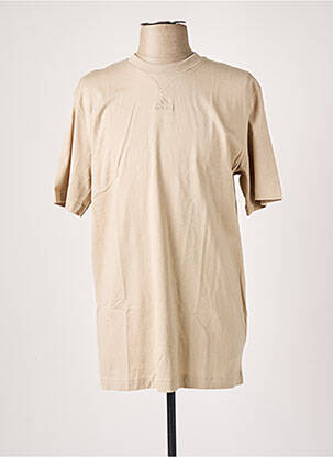 T-shirt broderie manches courtes beige ADIDAS homme
