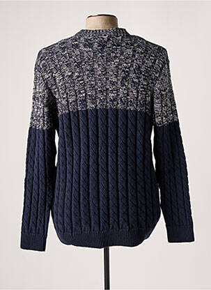 Pull tissage chiné manches longues bleu PEPE JEANS homme