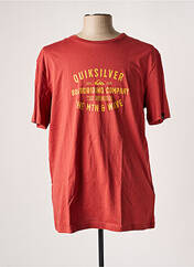 T-shirt rouge QUIKSILVER pour homme seconde vue