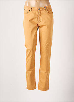 Pantalon slim tissage popeline beige LEE COOPER femme
