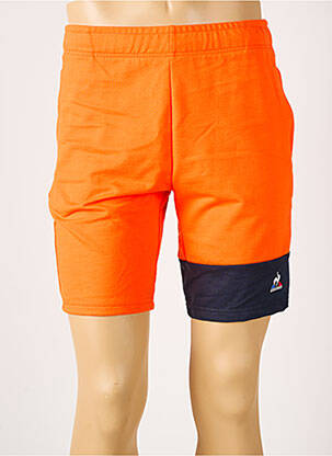 Short fermeture liens à nouer orange LE COQ SPORTIF homme