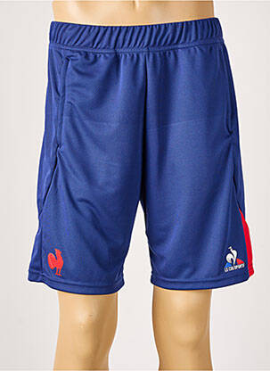 Short fermeture liens à nouer bleu LE COQ SPORTIF homme