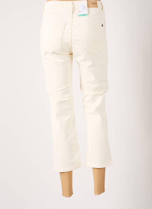 Pantalon 7/8 blanc PEPE JEANS pour femme
