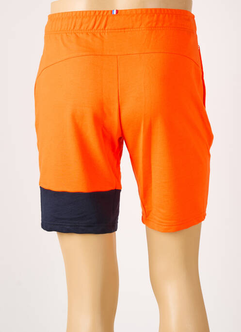 Short orange LE COQ SPORTIF pour homme