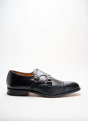 Derbies fermeture boucle(s) talon bas noir JOHANN homme