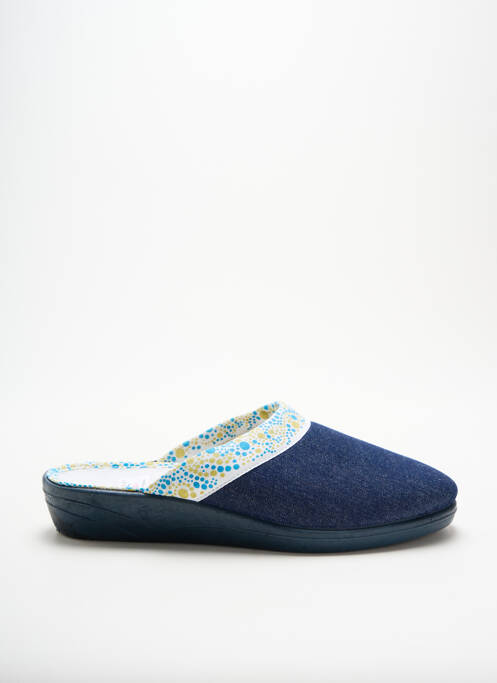 Chaussons/Pantoufles bleu LA VAGUE pour femme