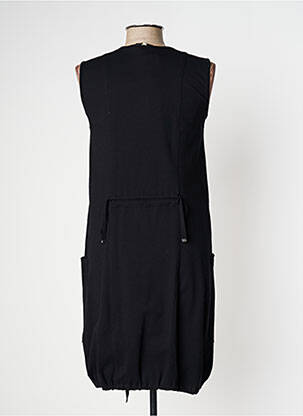 Robe mi-longue sans manche sans manche noir HIGH femme