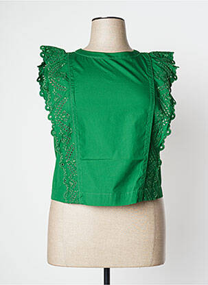Top manches courtes manches courtes vert HIGH femme