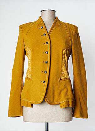 Manteau court jaune HIGH pour femme