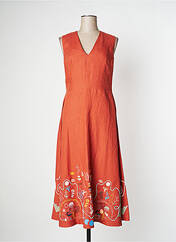 Robe longue orange IVKO pour femme seconde vue