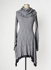 Robe pull gris HIGH pour femme seconde vue