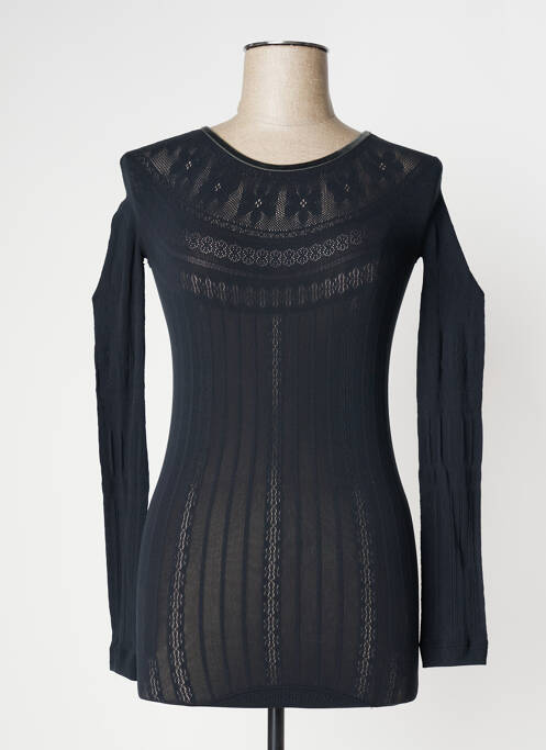 Top stretch manches longues noir HIGH femme