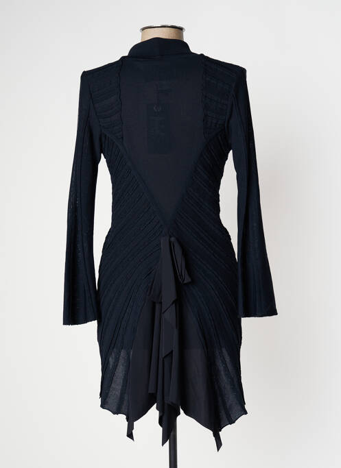 Gilet manches longues bleu TRICOT CHIC pour femme