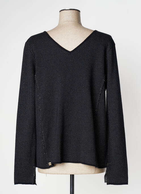 Gilet manches longues noir MANILA GRACE pour femme