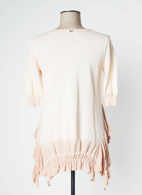 Pull tunique beige HIGH pour femme