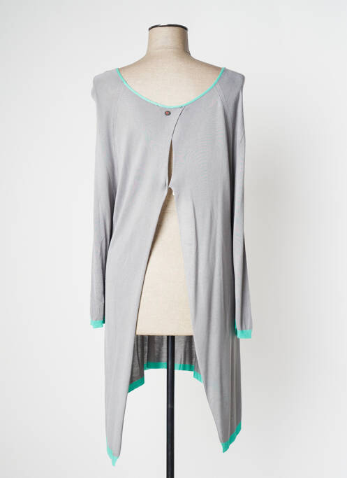 Pull tunique gris MANILA GRACE pour femme