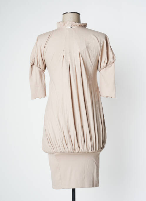 Robe mi-longue beige HIGH pour femme