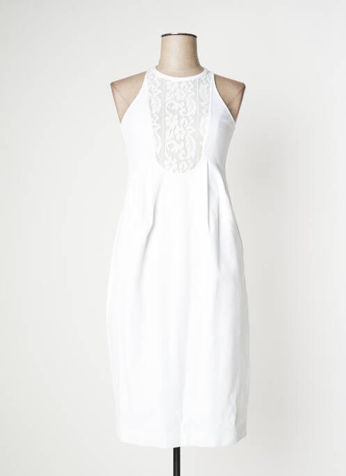 Robe mi-longue blanc HIGH pour femme