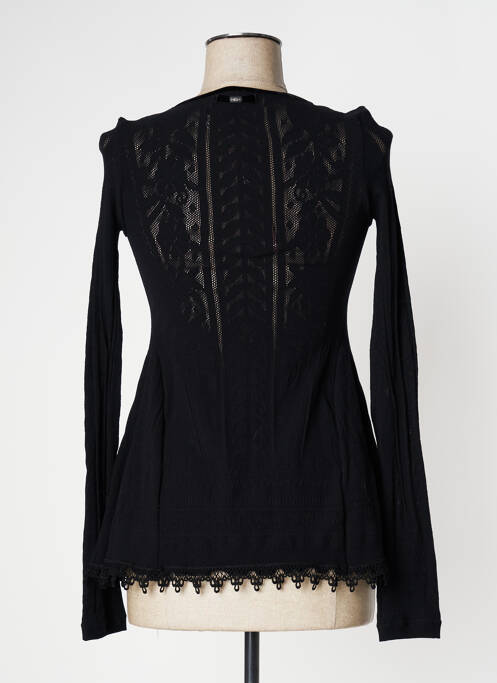 Top noir HIGH pour femme