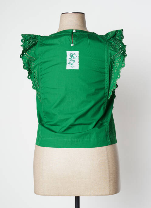 Top vert HIGH pour femme
